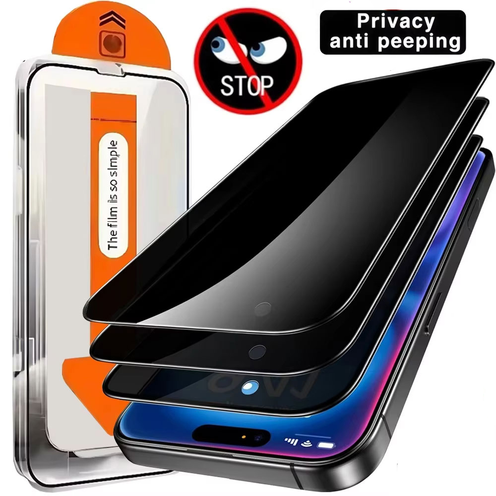 Realme C67 - 3PCS Privacy Tempered Glass Film for