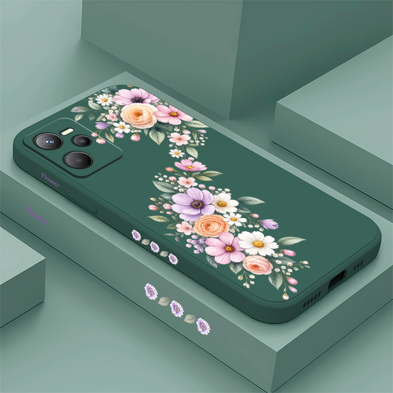 Oppo A78 - Pink Small Floral Flower Phone Case