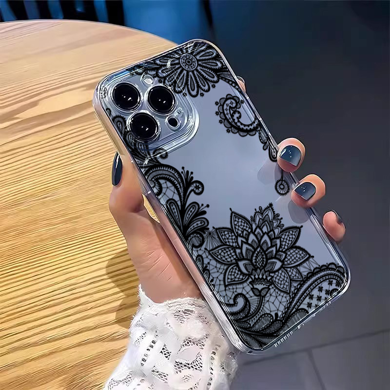 Trendy Black Lace Flower Patte - đánh giá và giá Xiaomi Poco X6