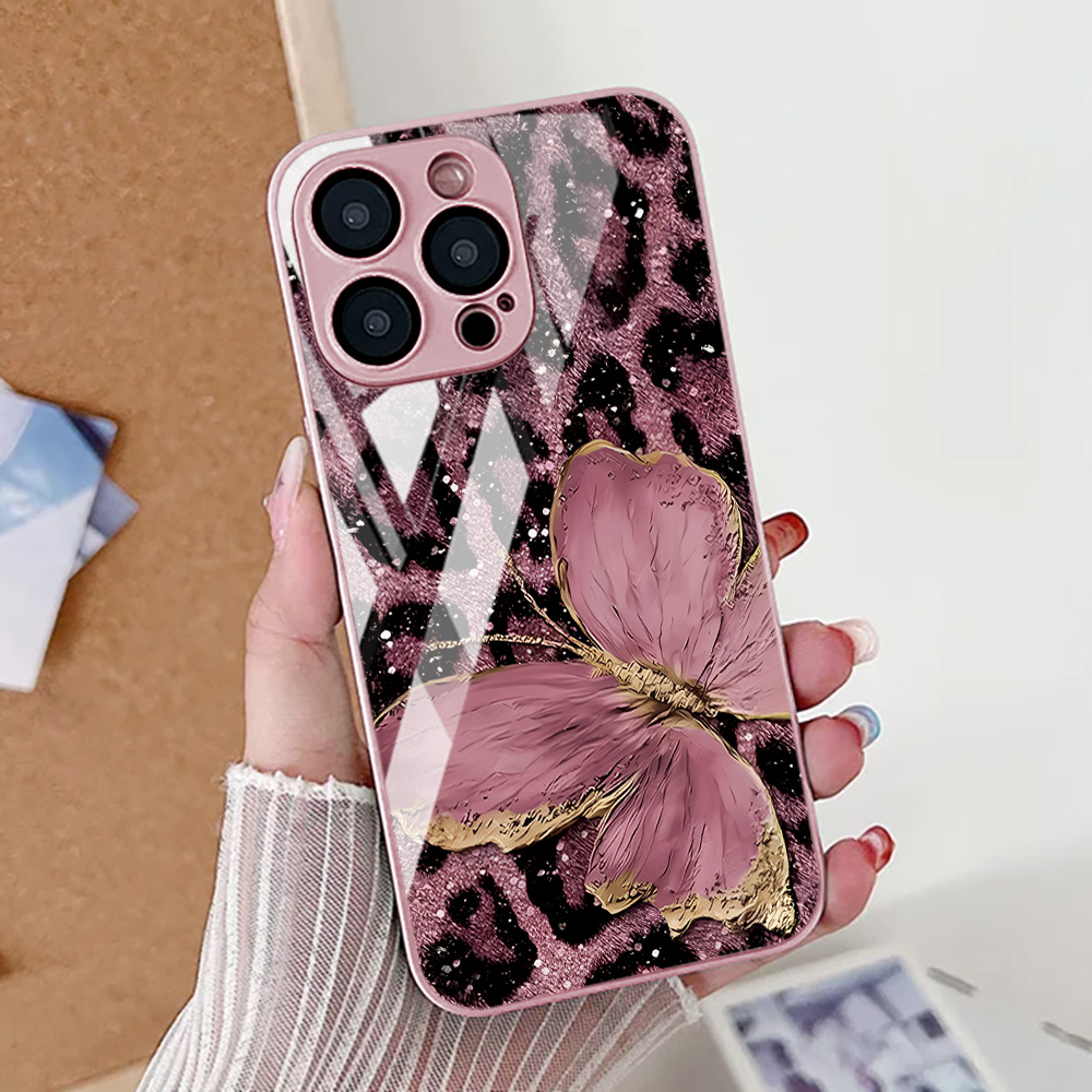 Butterfly Leopard Print Phone  - đánh giá và giá Apple Iphone 15 Pro Max