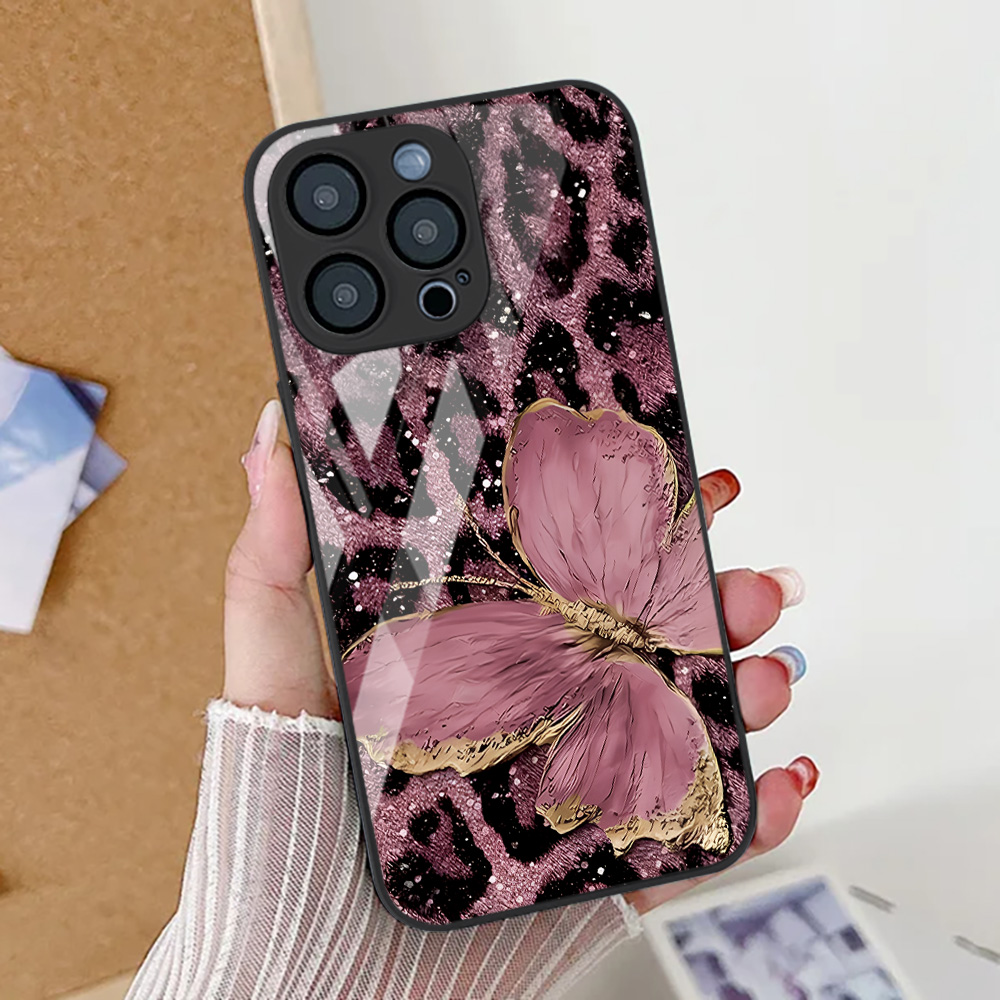 Butterfly Leopard Print Phone  - đánh giá và giá Apple Iphone 15 Pro Max