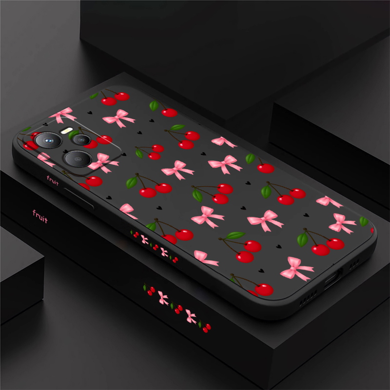 Cherry Print Case For OPPO Rea - đánh giá và giá Realme C67
