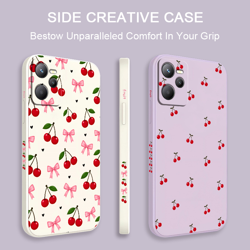 Cherry Print Case For OPPO Rea - đánh giá và giá Realme C67