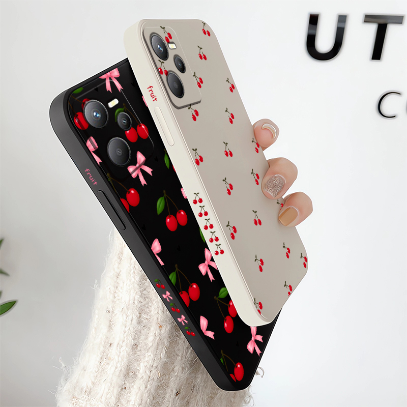Cherry Print Case For OPPO Rea - đánh giá và giá Realme C67
