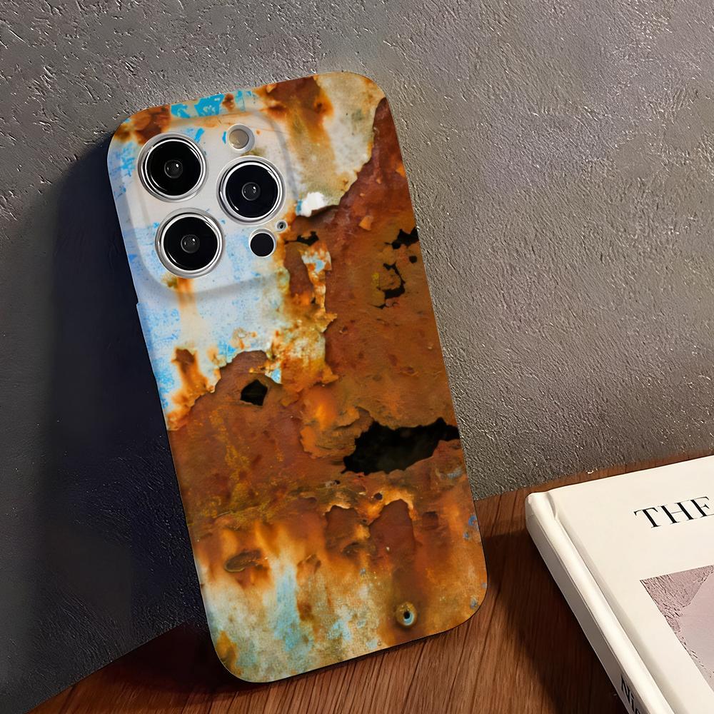 Rust texture Phone Case Straig - đánh giá và giá Apple Iphone 15 Pro Max